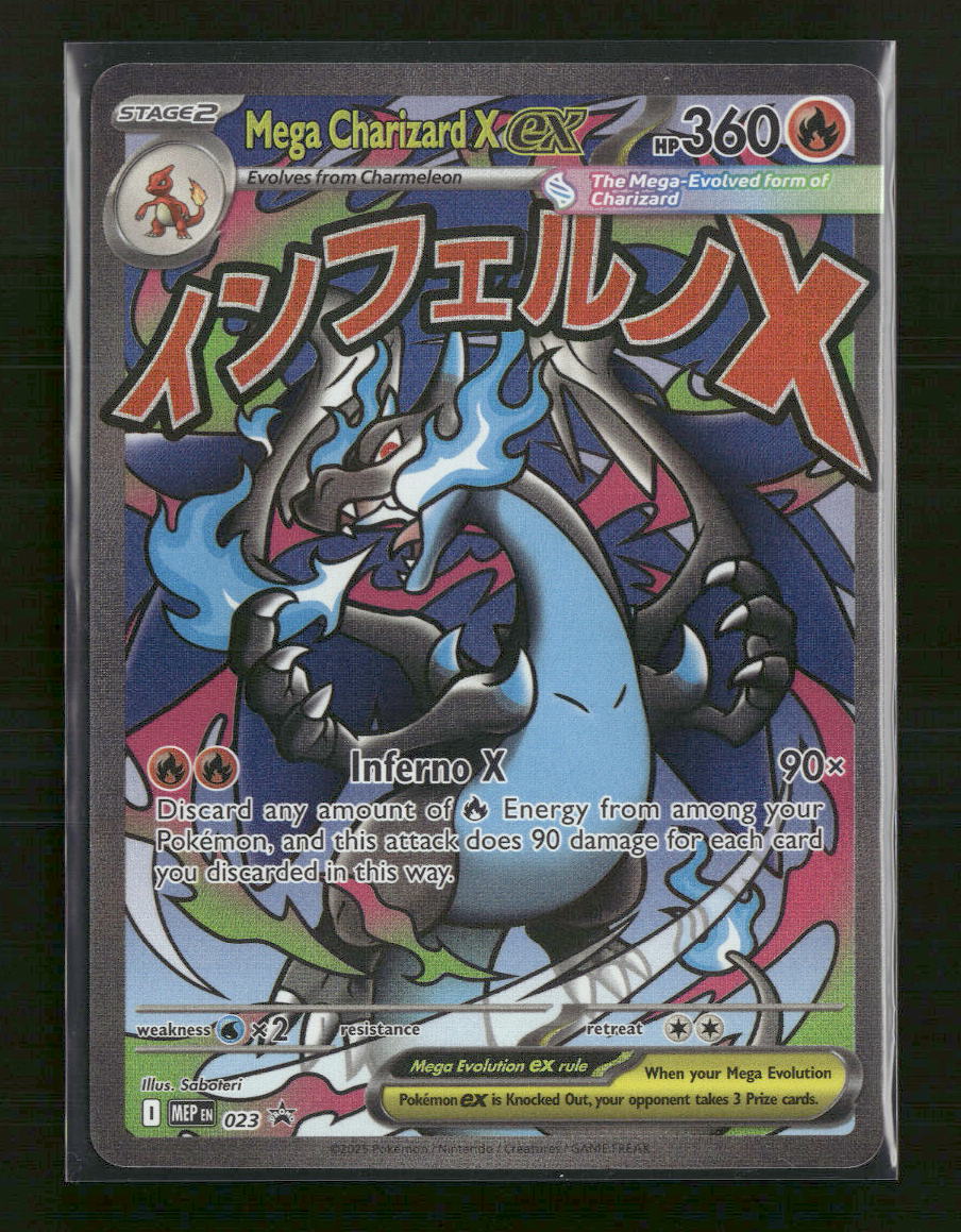 ME: Mega Evolution Promo Mega Charizard X ex #023
