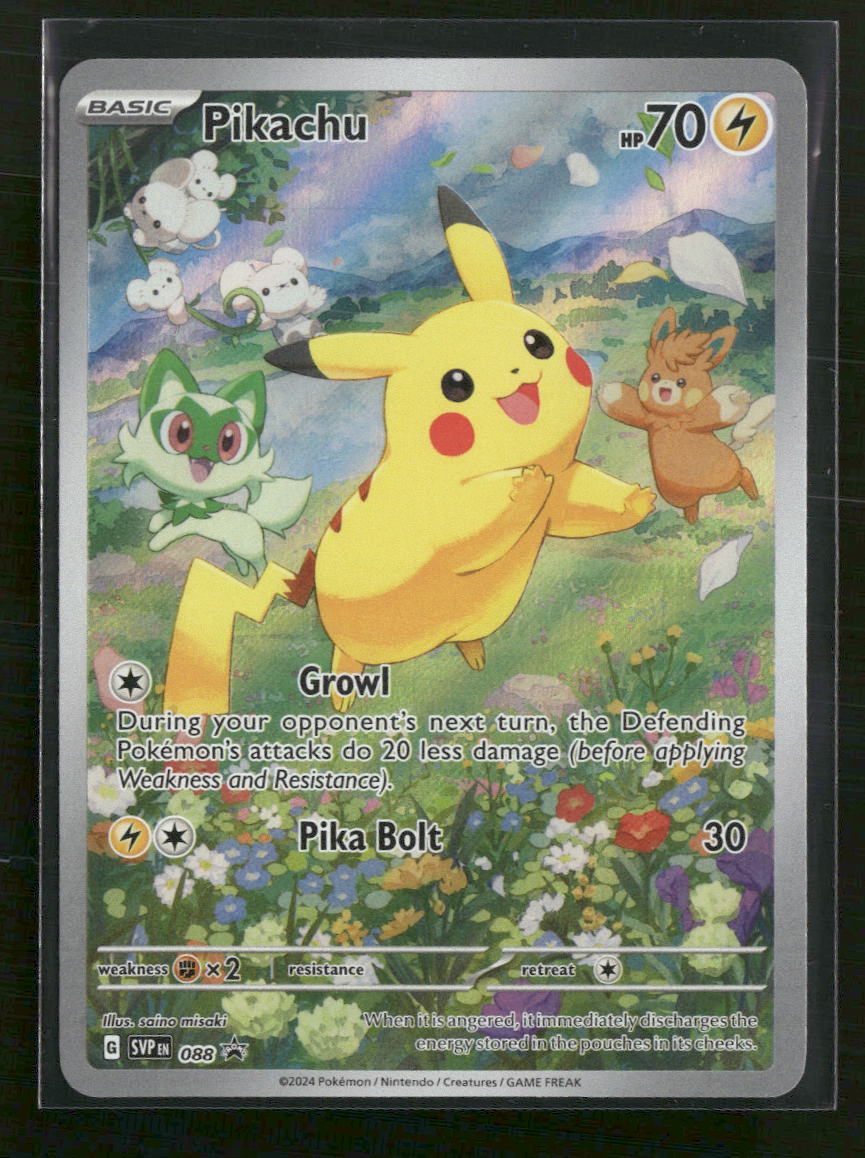 SV: Scarlet & Violet Promo Cards Pikachu #088