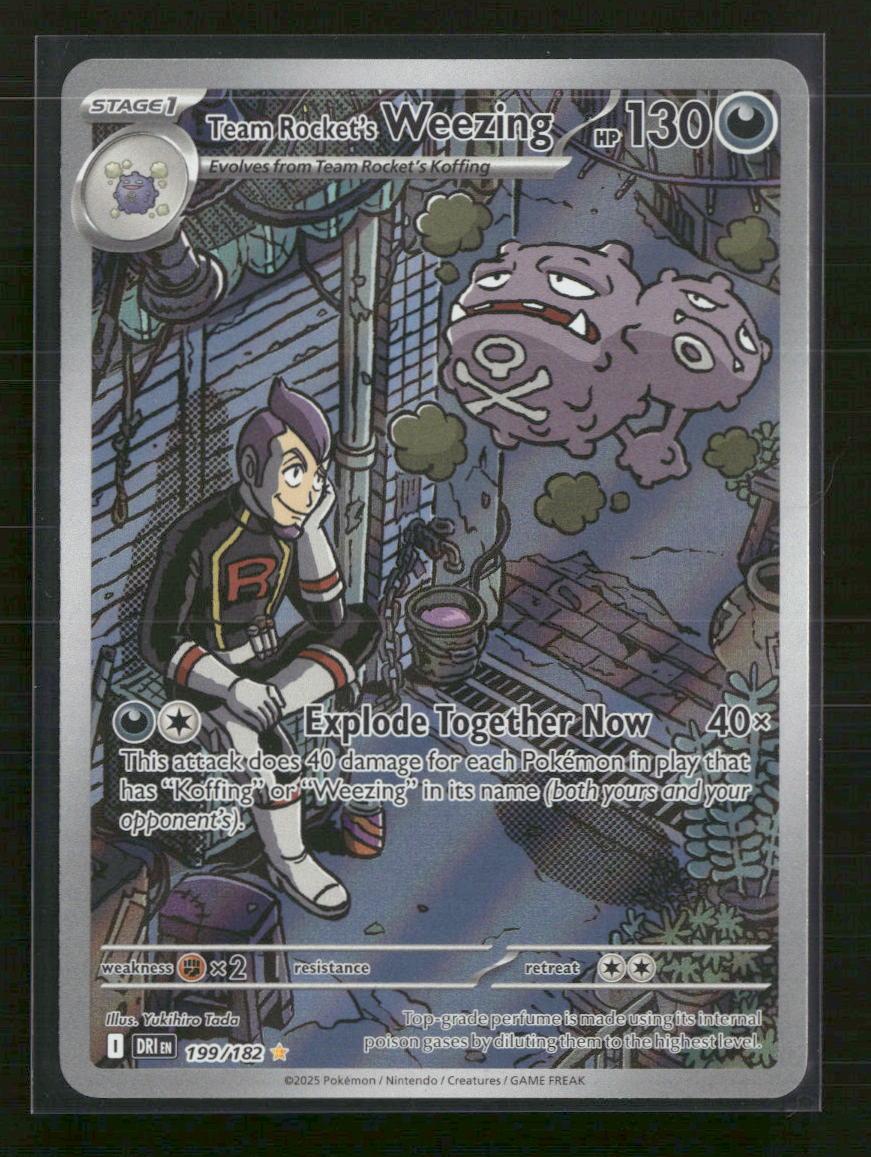 SV10: Destined Rivals Team Rocket's Weezing #199/182