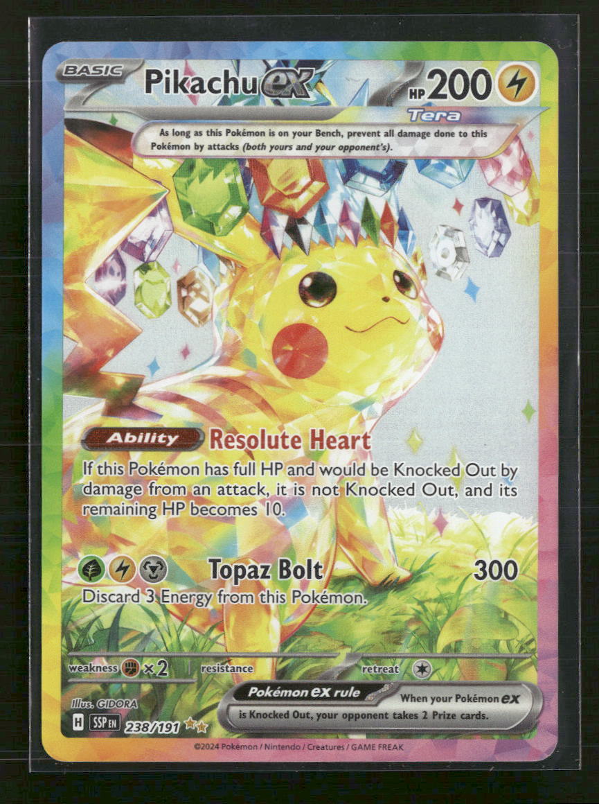 SV08: Surging Sparks Pikachu ex #238/191