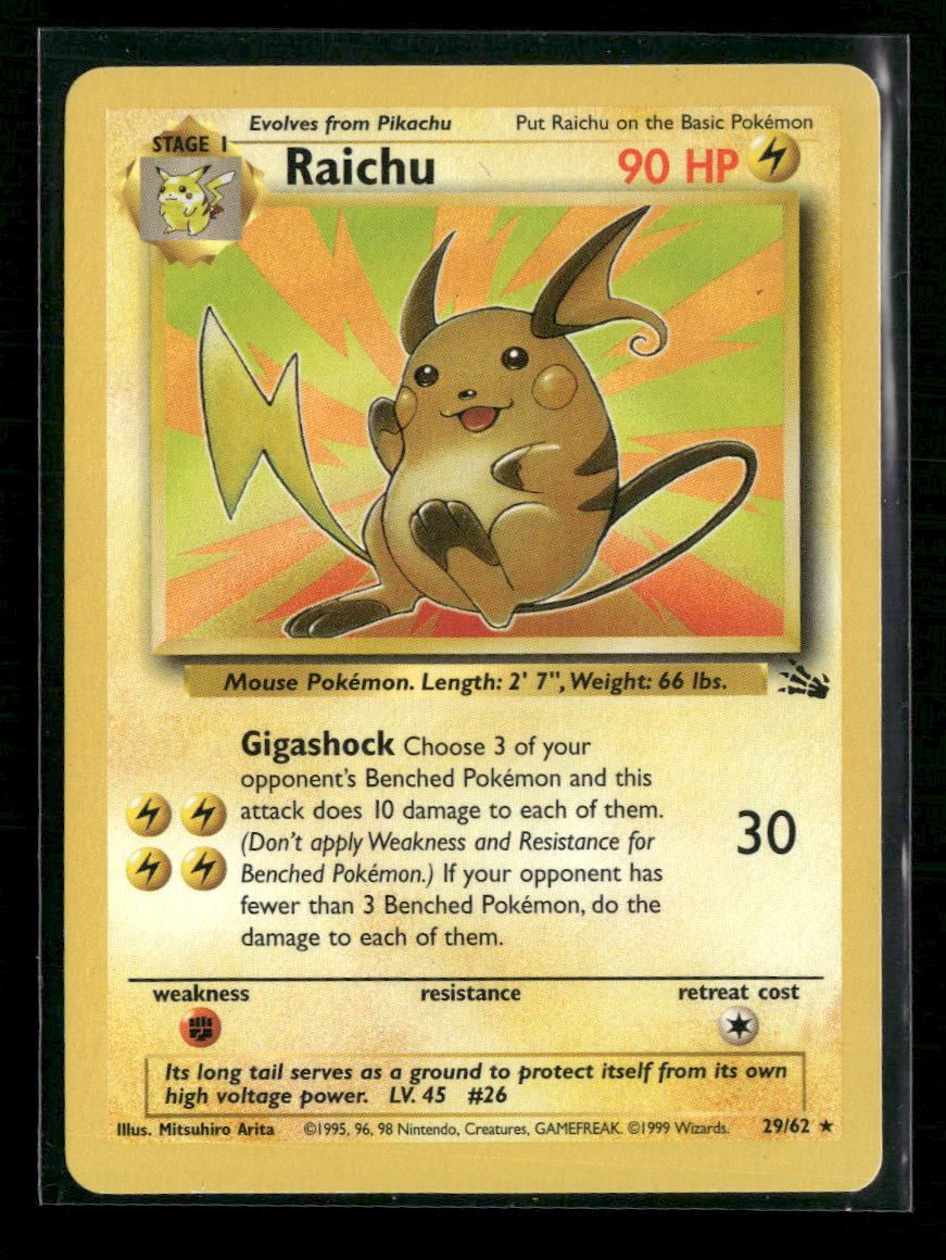 Fossil Raichu (29) #29/62