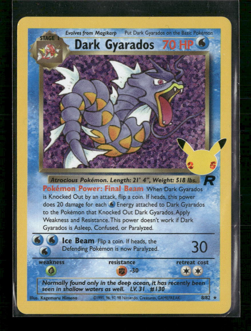 Celebrations: Classic Collection Dark Gyarados #8/82