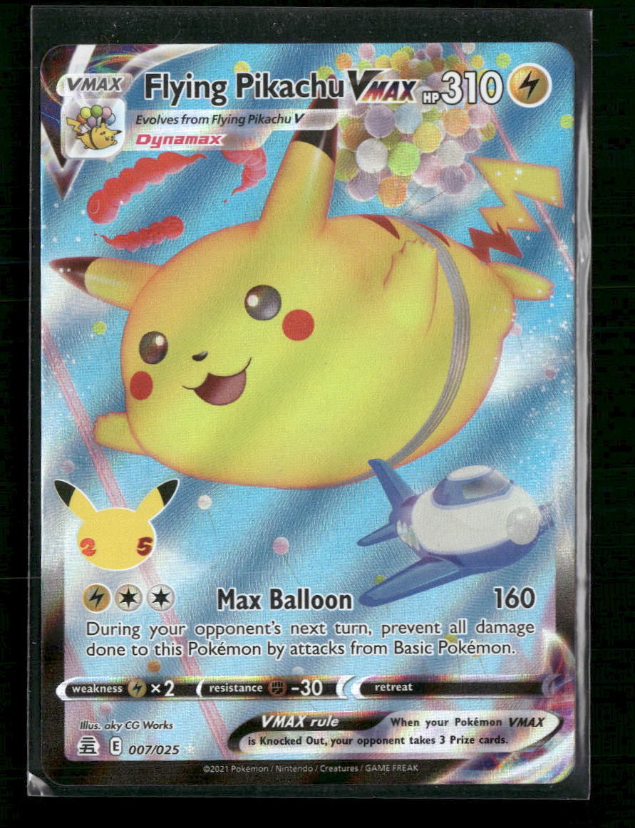 Celebrations Flying Pikachu VMAX #007/025