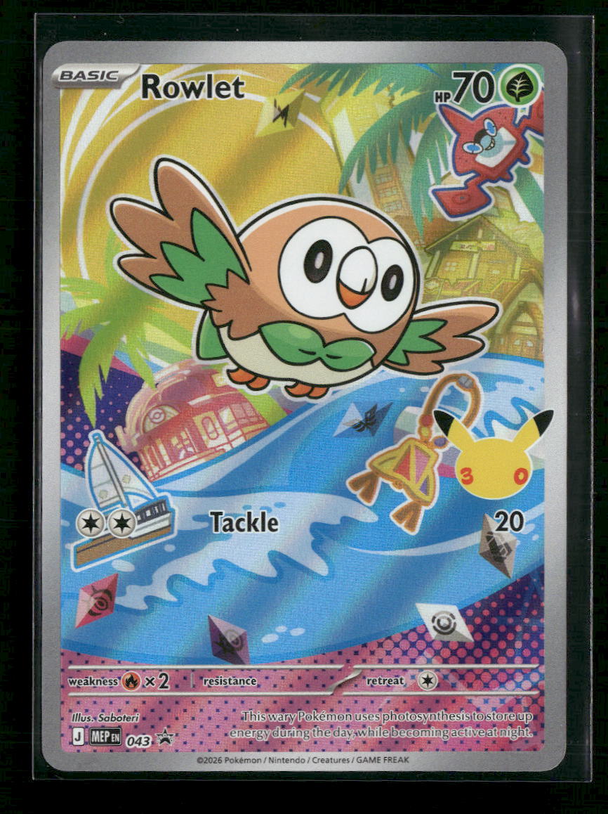 ME: Mega Evolution Promo Rowlet #043