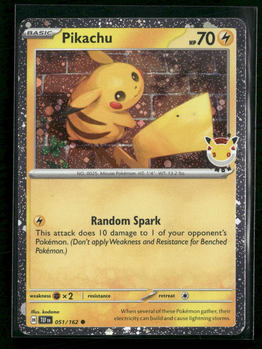 Miscellaneous Cards & Products Pikachu (Pokemon Day 2026) #051/162