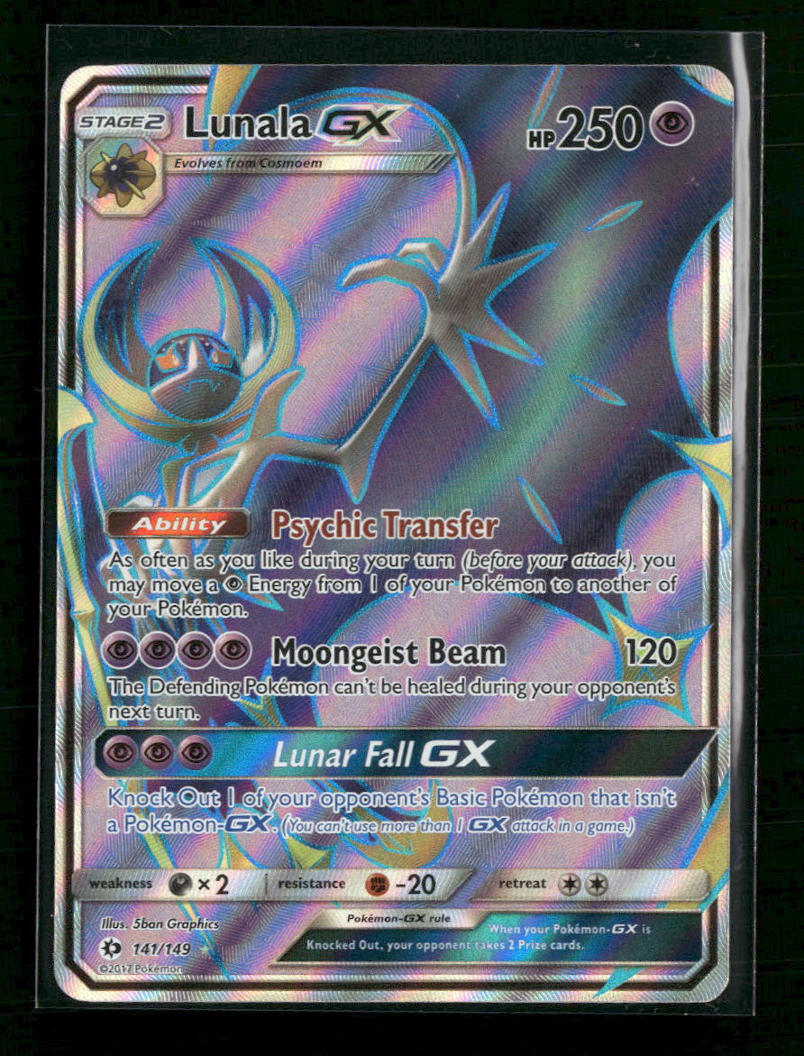 SM Base Set Lunala GX (Full Art) #141/149