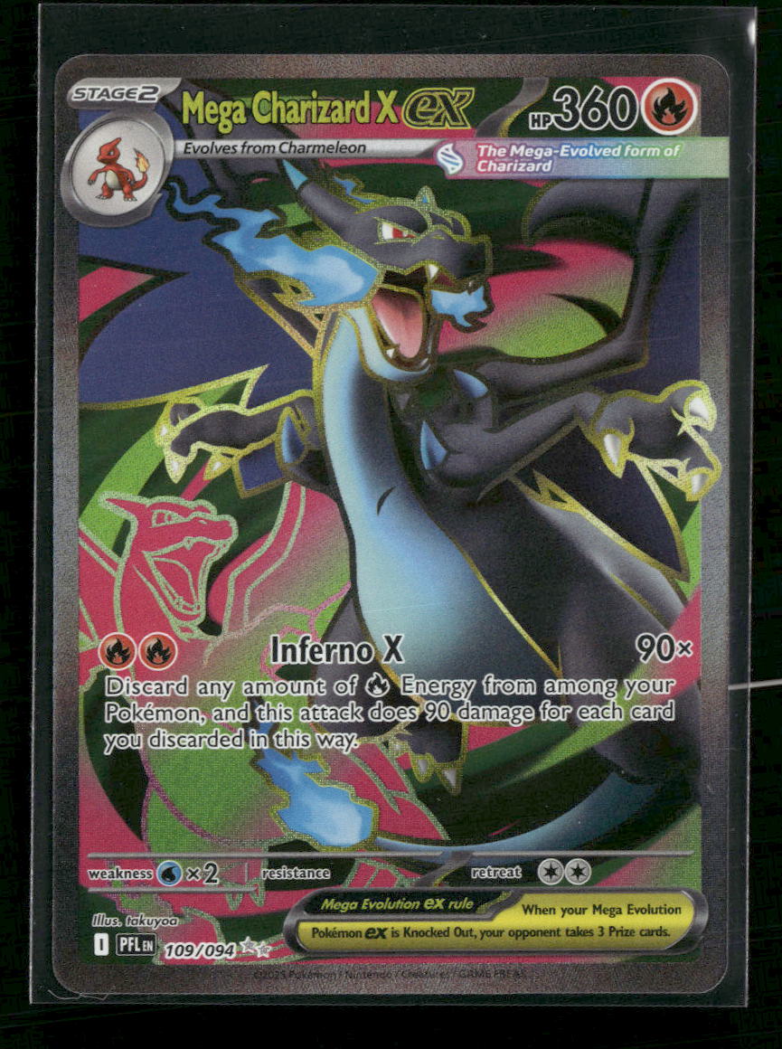 ME02: Phantasmal Flames Mega Charizard X ex #109/094