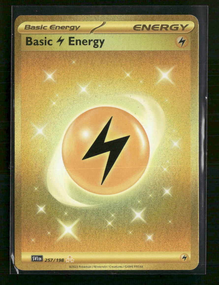 SV01: Scarlet & Violet Base Set Basic Lightning Energy #257/198