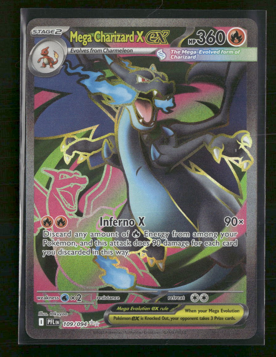 ME02: Phantasmal Flames Mega Charizard X ex #109/094