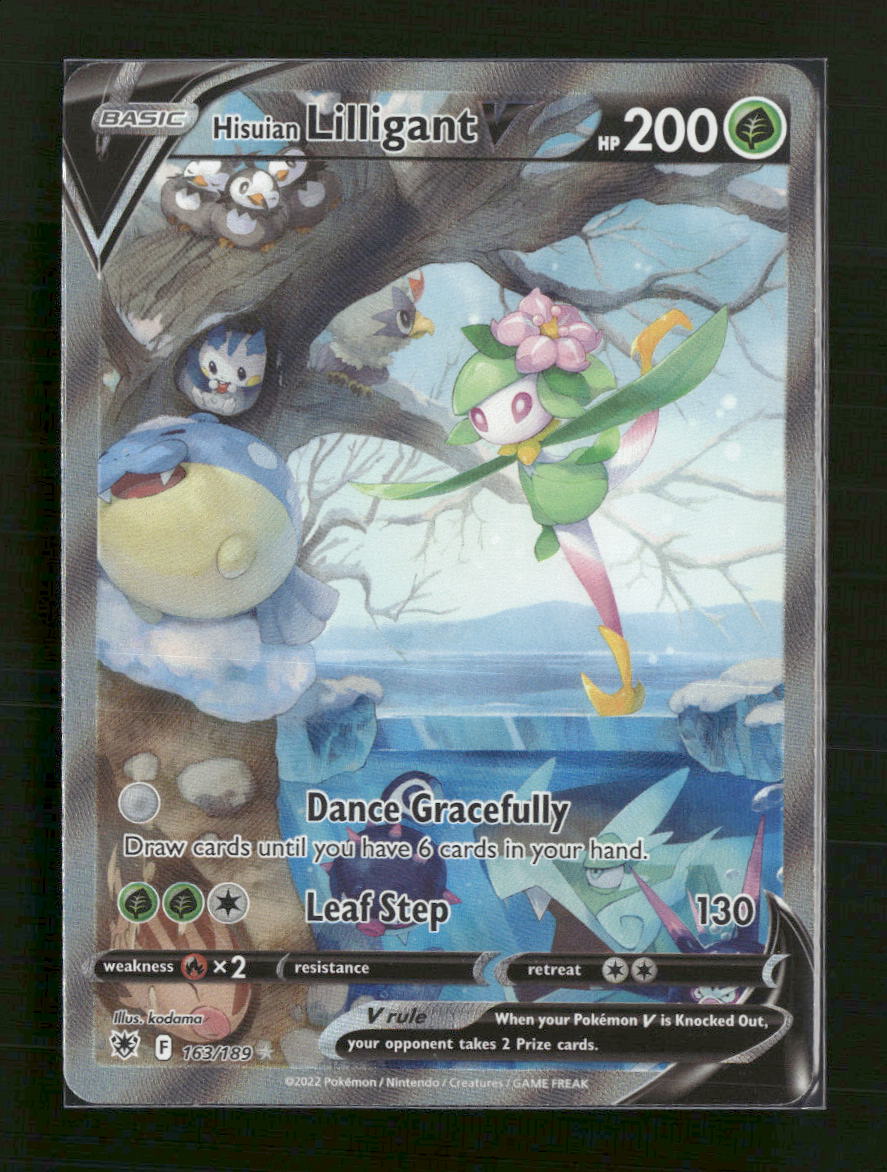 SWSH10: Astral Radiance Hisuian Lilligant V (Alternate Full Art) #163/189