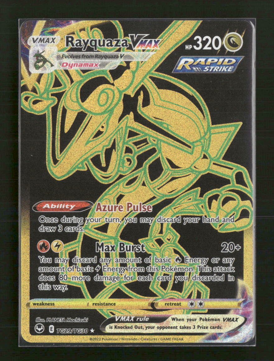 SWSH12: Silver Tempest Trainer Gallery Rayquaza VMAX (Secret) #TG29/TG30