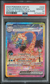 2024 Pokemon Surging Special Illustration Rare Alolan Exeggutor Ex 10 PSA #242