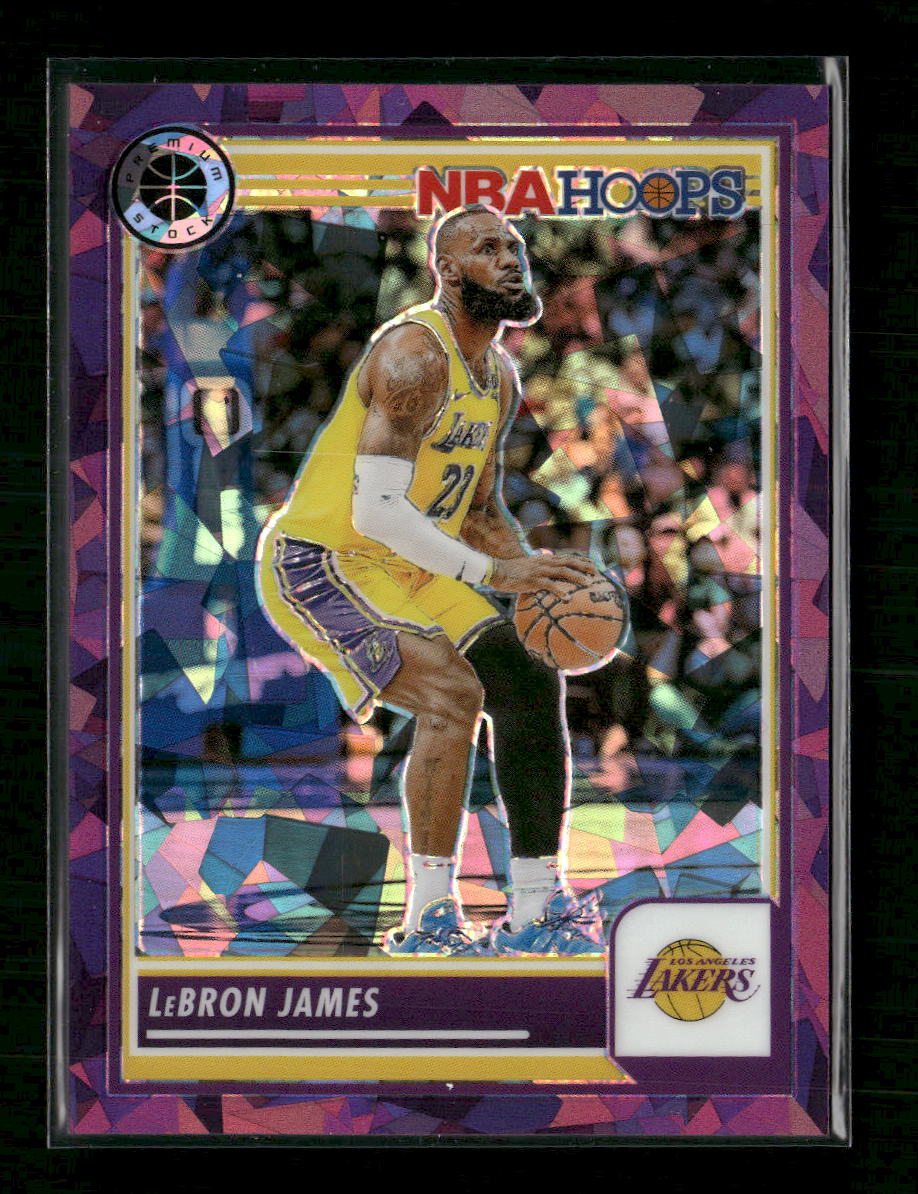2023-24 Hoops Premium Stock Purple Ice Prizm LeBron James #/149 #149