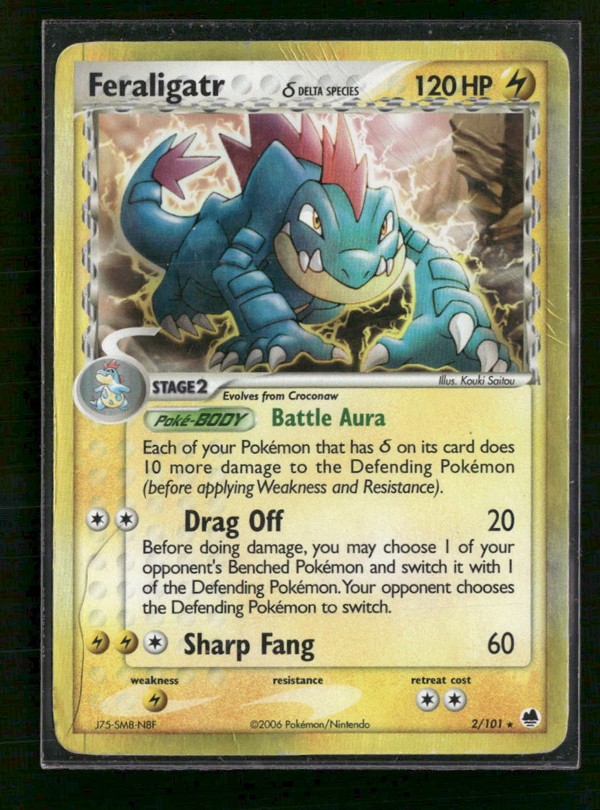 Dragon Frontiers Feraligatr (Delta Species) #2/101 Damaged