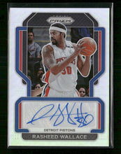 2021-22 Panini Prizm Signatures Rasheed Wallace Auto #SG-RWL
