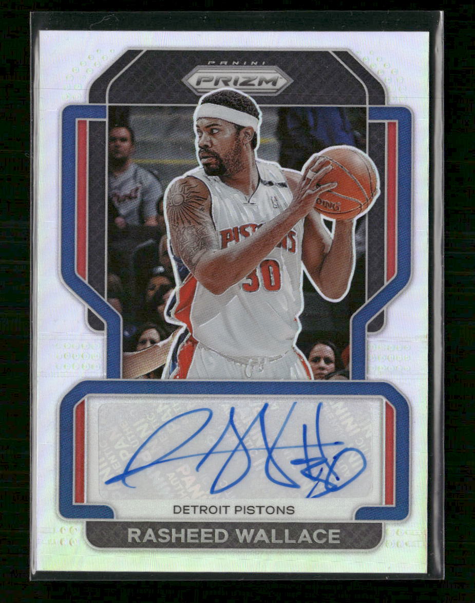 2021-22 Panini Prizm Signatures Rasheed Wallace Auto #SG-RWL