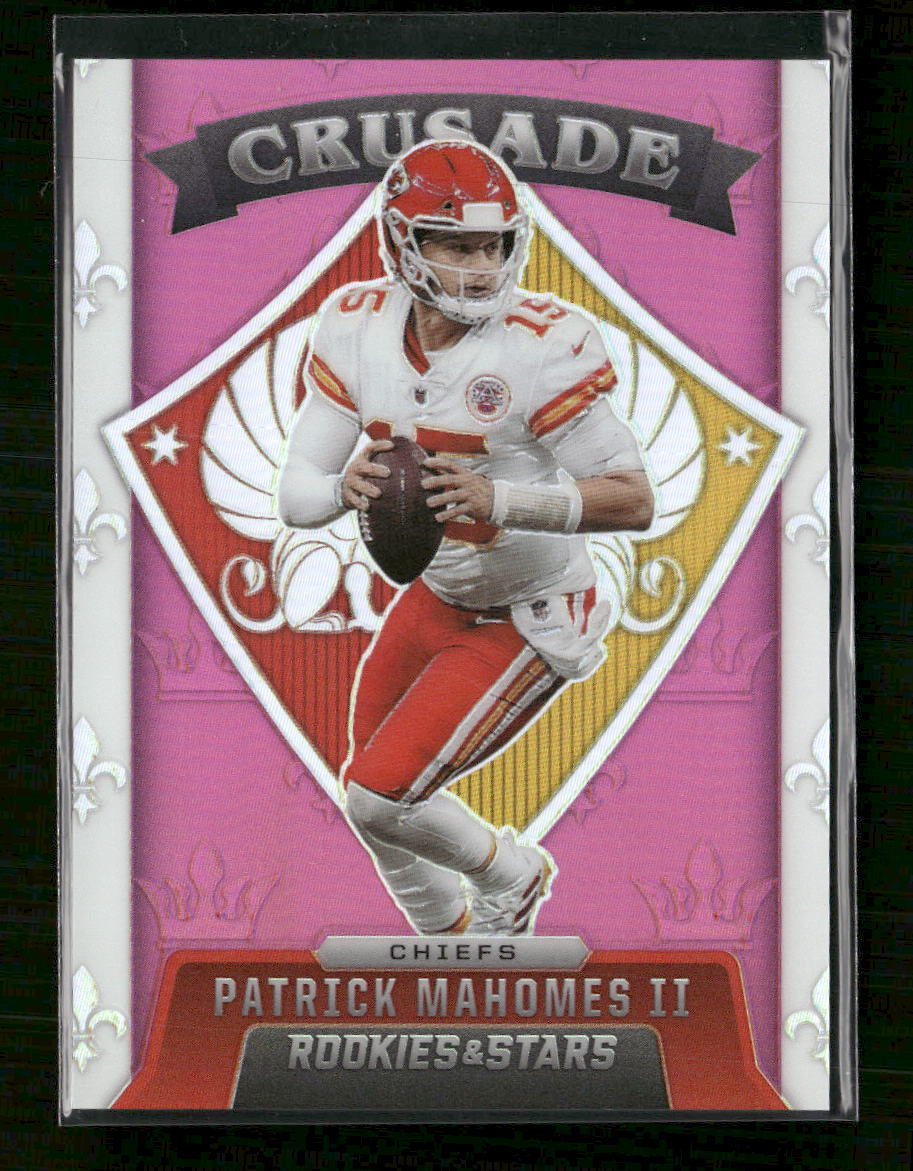 2021 Panini Rookies & Stars Crusade Pink Patrick Mahomes II #/75 #CR-1