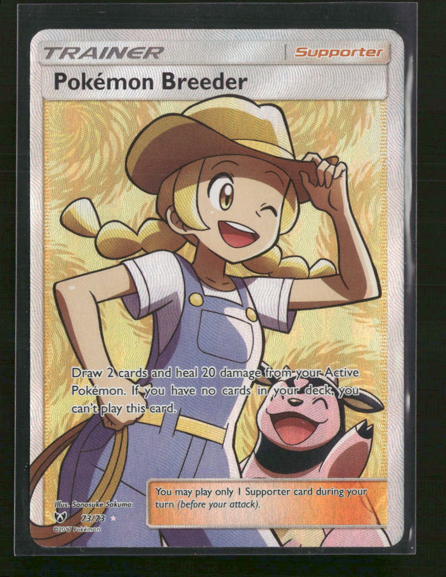 Shining Legends Pokemon Breeder (Full Art) #73/73