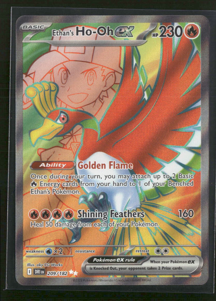 SV10: Destined Rivals Ethan's Ho-Oh ex #209/182