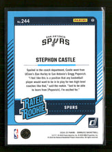 2024-25 Donruss Holo Green Laser Stephon Castle Rookie #244