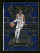 2023-24 Panini Select Blue (Retail Base) Victor Wembanyama Rookie #87