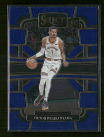 2023-24 Panini Select Blue (Retail Base) Victor Wembanyama Rookie #87