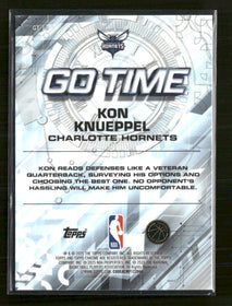 2025-26 Topps Chrome Go Time Kon Knueppel #GT-19