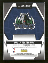 2024-25 Panini Mosaic Scripts Green Ice Wally Szczerbiak Auto #MS-WSM