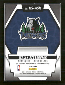 2024-25 Panini Mosaic Scripts Green Ice Wally Szczerbiak Auto #MS-WSM