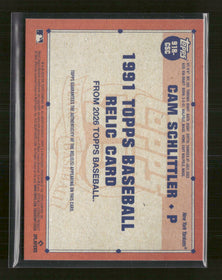 2026 Topps 1991 Baseball 35th Anniversary Relics Cam Schlittler #91R-CSC