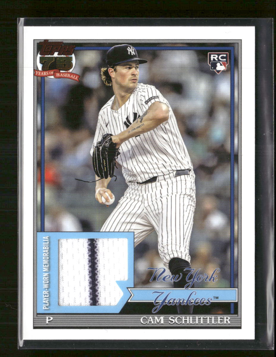2026 Topps 1991 Baseball 35th Anniversary Relics Cam Schlittler #91R-CSC
