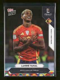 2025 Topps Now UEFA Nations League Lamine Yamal #002