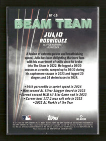 2025 Stadium Club Beam Team Julio Rodríguez #BT-15
