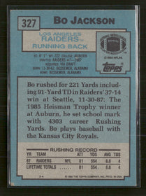 1988 Topps Bo Jackson Rookie #327