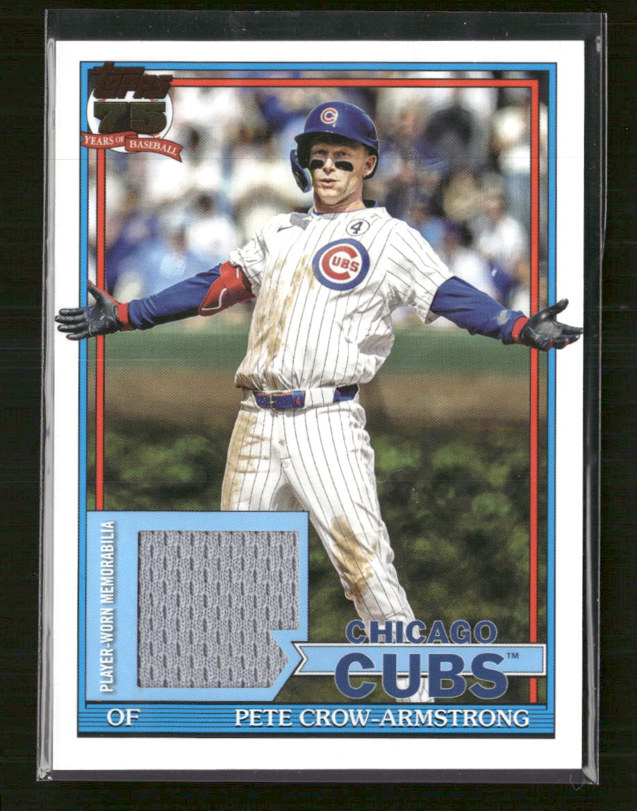 2026 Topps 1991 Baseball 35th Anniversary Relics Pete Crow-Armstrong #91R-PC