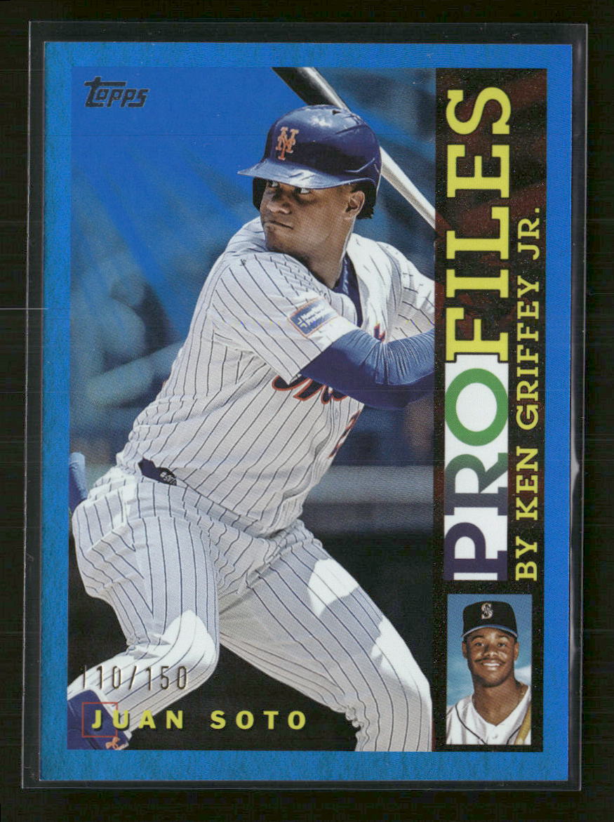 2026 Topps Topps Profiles Blue Foil Juan Soto #/150 #TP-11