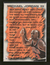 1996-97 Fleer European Michael Jordan #123
