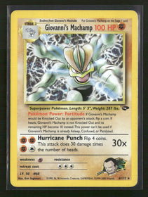 Gym Challenge Giovanni's Machamp #006/132