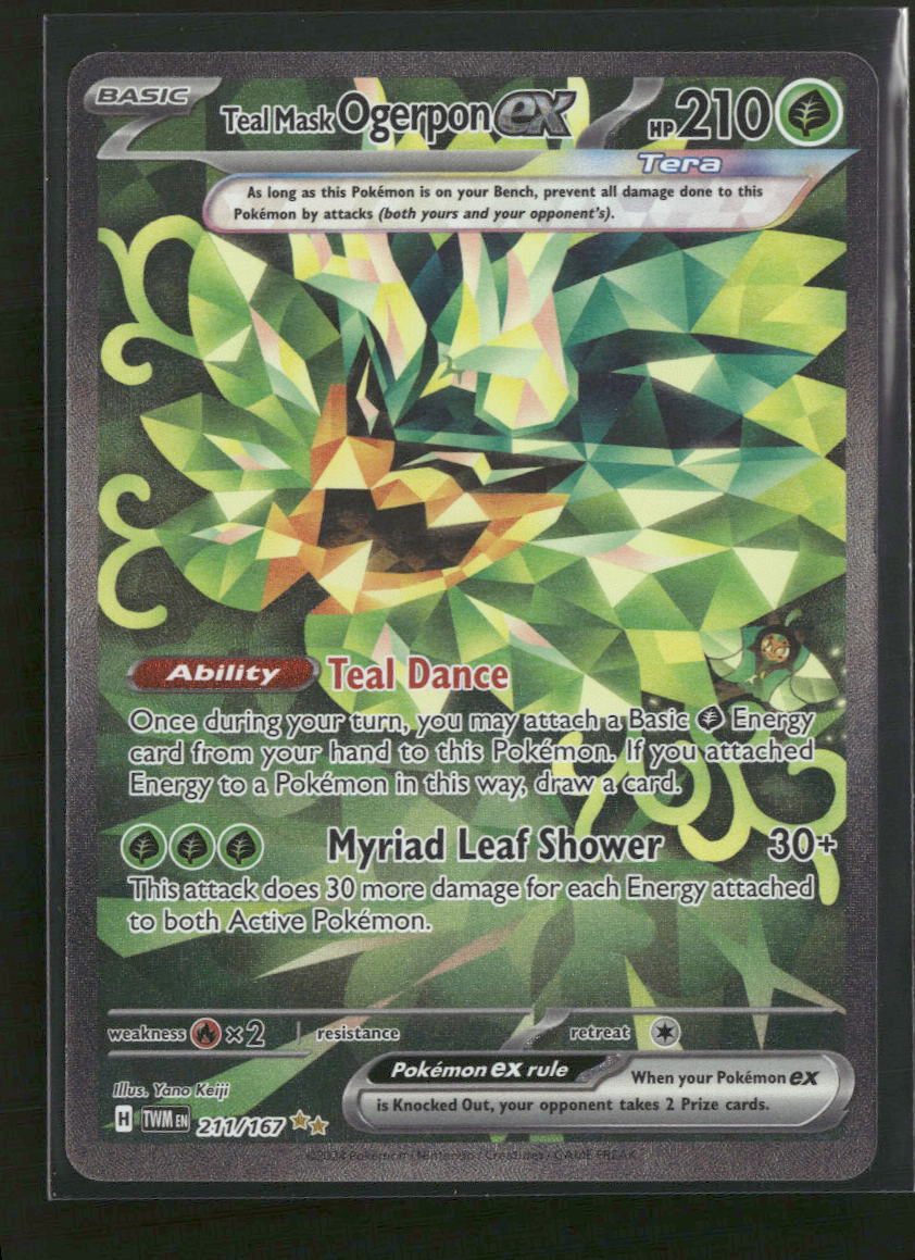 SV06: Twilight Masquerade Teal Mask Ogerpon ex #211/167