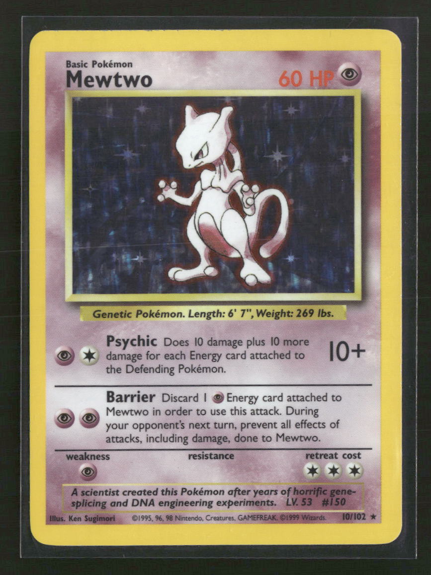 Base Set Mewtwo #010/102