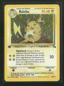 Fossil Raichu (14) #14/62
