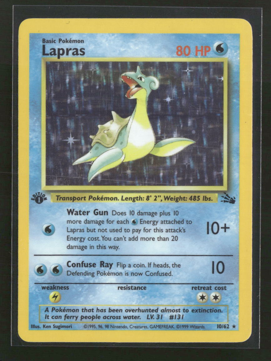 Fossil Lapras (10) #10/62
