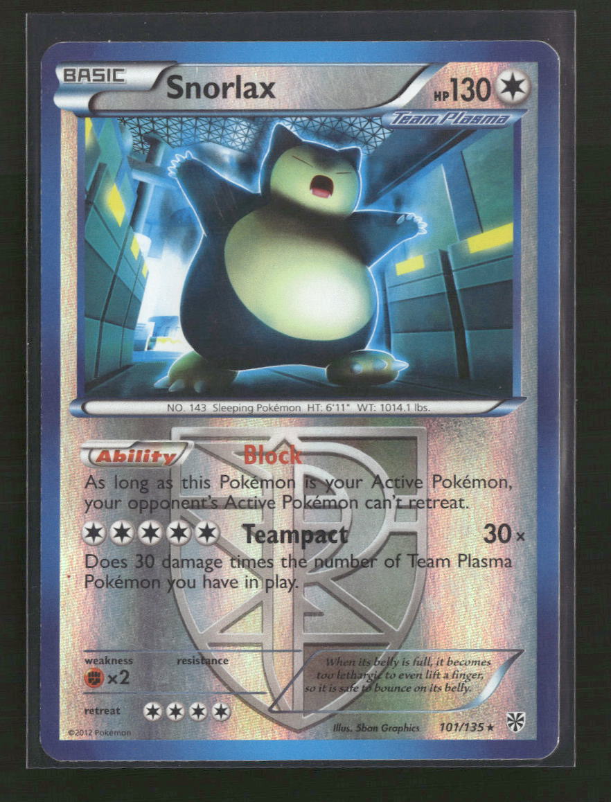 Plasma Storm Snorlax (Team Plasma) #101/135