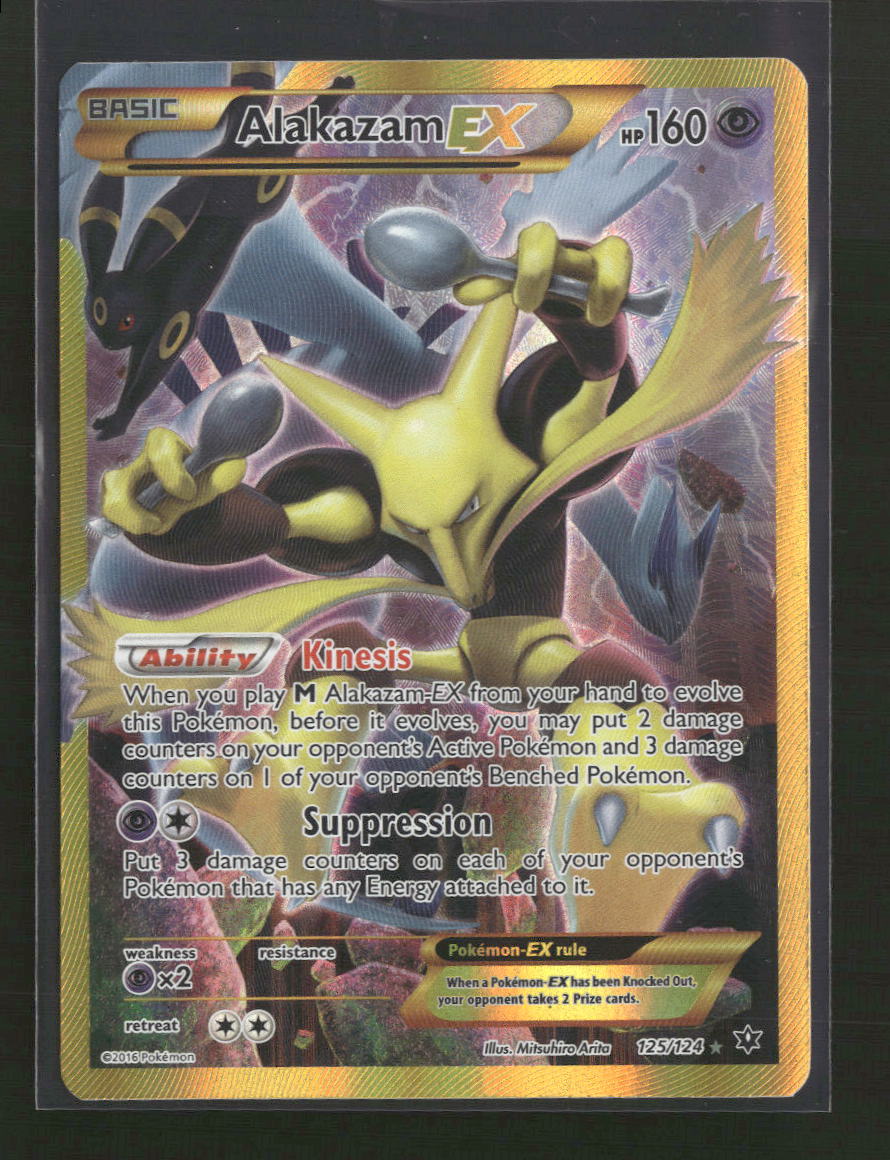 XY - Fates Collide Alakazam EX (Secret) #125/124