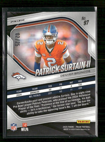 2025 Panini Prizm No Huddle Pink Patrick Surtain II #/25 #97