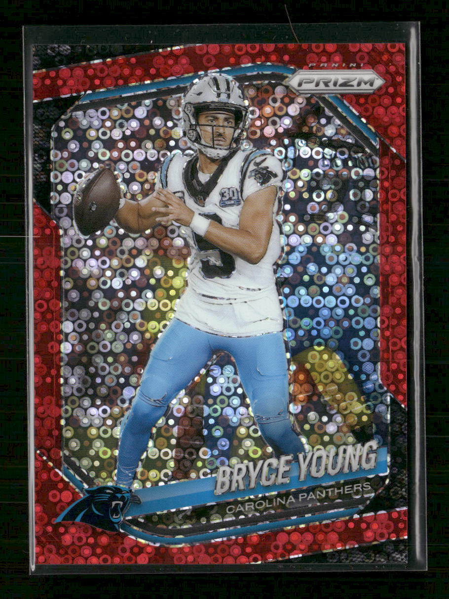 2025 Panini Prizm No Huddle Red Bryce Young #/99 #5