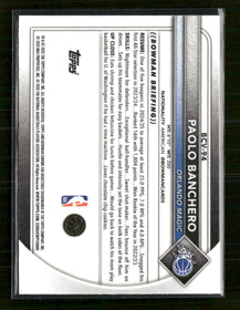 2025-26 Bowman Chrome Green Shimmer Refractor Paolo Banchero #/99 #BCV-94