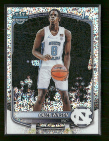 2025-26 Bowman Chrome Prospects Speckle Refractor Caleb Wilson #/299 #BCP-83