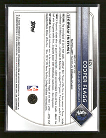 2025-26 Bowman Chrome Cooper Flagg #BCV-1