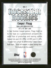 2025-26 Bowman Rockstar Rookies Cooper Flagg #RR-1